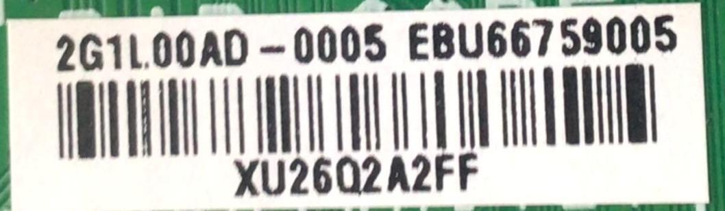 MAIN PARA LG 4K SMART TV RESOLUCION (3840X2160) / NUMERO DE PARTE EBU66759005 / 66759005 / EAX69581205 / PANEL NC550TQG-ABKH7 / DISPLAY HV550QUB-F1D / MODELO 55UQ7070ZUE / 55UQ7070ZUE.BUSFLJM - Imagen 3